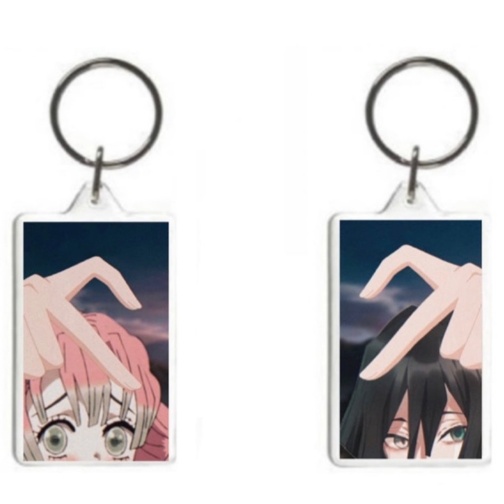 Anime matching keychain
